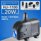 HJ Series Submersible Fountain Pump (500–3000L/H, Adjustable Flow)