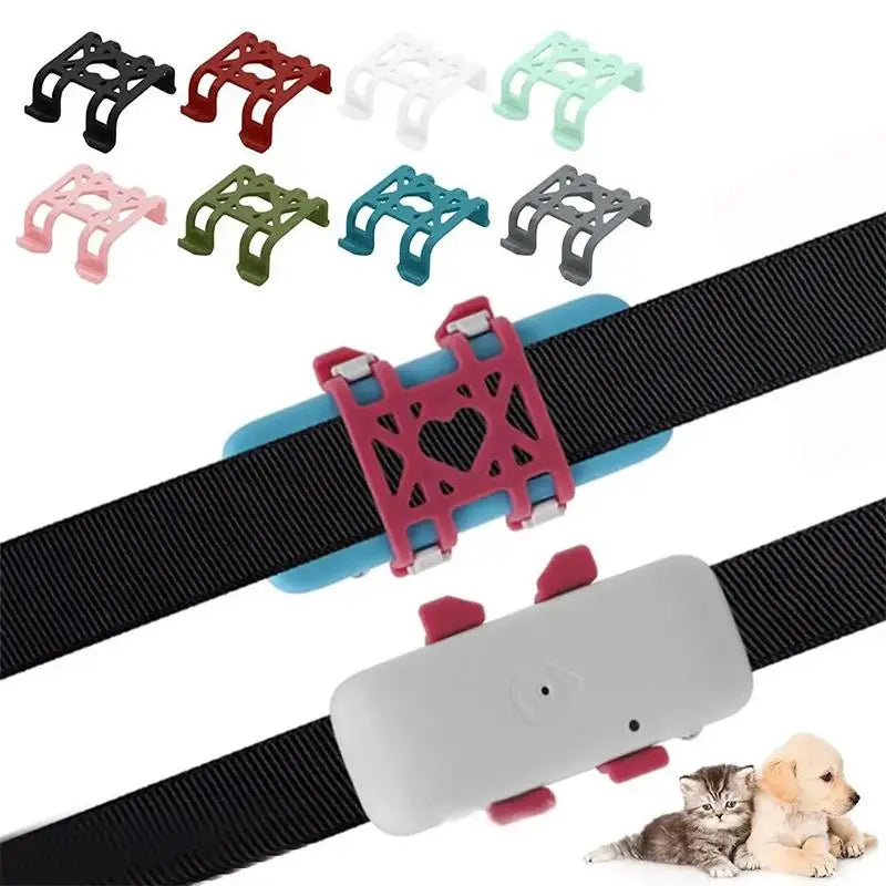 Mini Silicone Anti-Slip Clip & Protective Sleeve for TK911SA Pet GPS Tracker