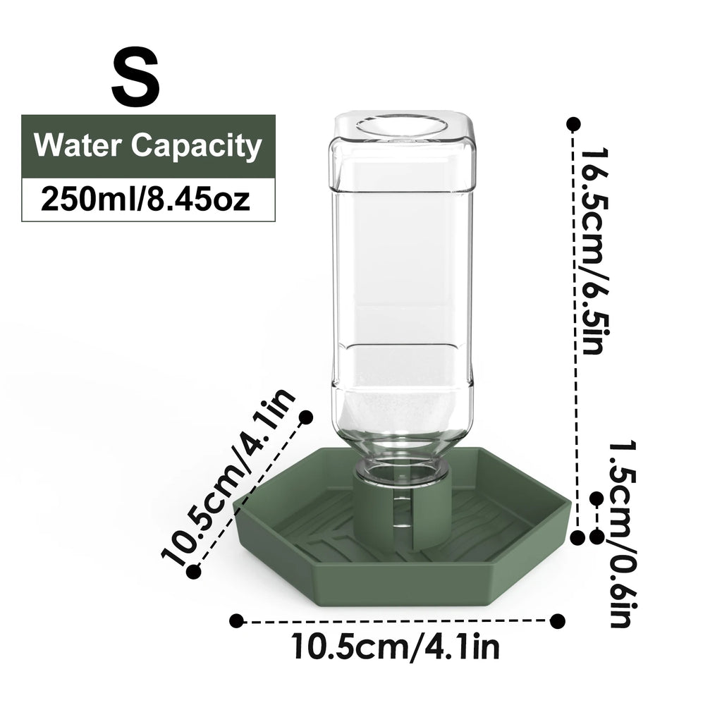 Reptile Water Dish — Sturdy Plastic Bowl for Bearded Dragons & Tortoises
