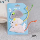 Fleece Catnip Mouse Toy — Teeth-Cleaning Play Toy for Kittens