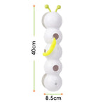 Auto Caterpillar Cat Toy with Wiggling Tail — Rechargeable Motion-Activated Play