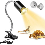 Rotatable 50W UVA/UVB Basking Spot Lamp — Dimmable Sunlight Simulation for Turtles & Lizards