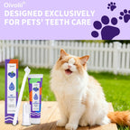 Enzymatic Pet Dental Kit — Blueberry Toothpaste, Brush & Finger Brush