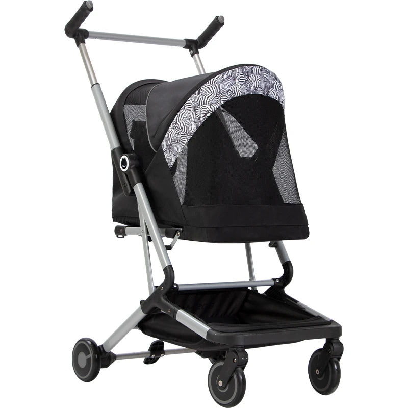 Ultra-Light Foldable Pet Stroller for Cats & Dogs — Dual-Pet