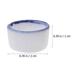 Mini Ceramic Reptile Water Dish — 24-Pack Feeder Bowls for Small Pets