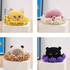 Squeaky Cartoon Animal Dog Chew Toy — Bite-Resistant Rubber Teeth Cleaner