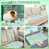 Reusable Cage Liner Pad 2-Pack — Washable Base Pad for Small Pets