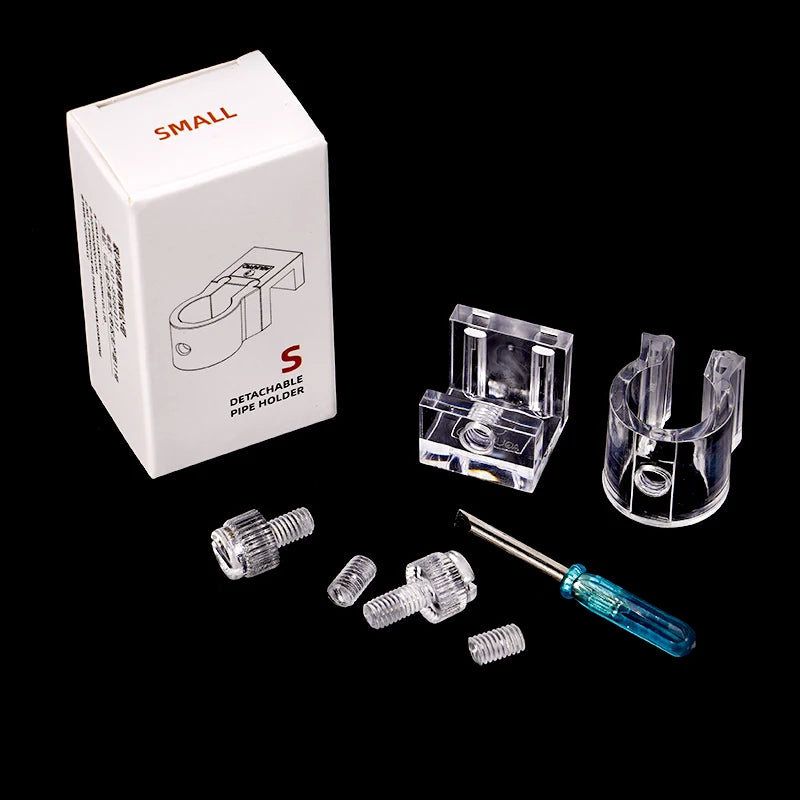Acrylic Aquarium Pipe Clamp & Filter Hose Fixing Bracket