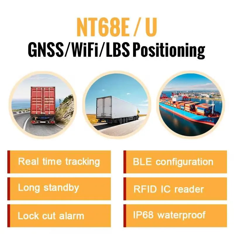 Smart GPS Tracking Padlock with Geofencing for Truck Cargo & Containers