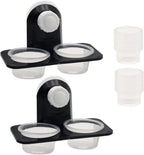 Gecko Feeder Ledge — Detachable Suction Cup Dish for Arboreal Reptiles