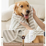 Ultra Absorbent Thickened Dog Bathrobe — Quick-Drying Wrap Towel