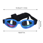 Foldable Dog Sun Goggles (UV Protection, Windproof, Adjustable)