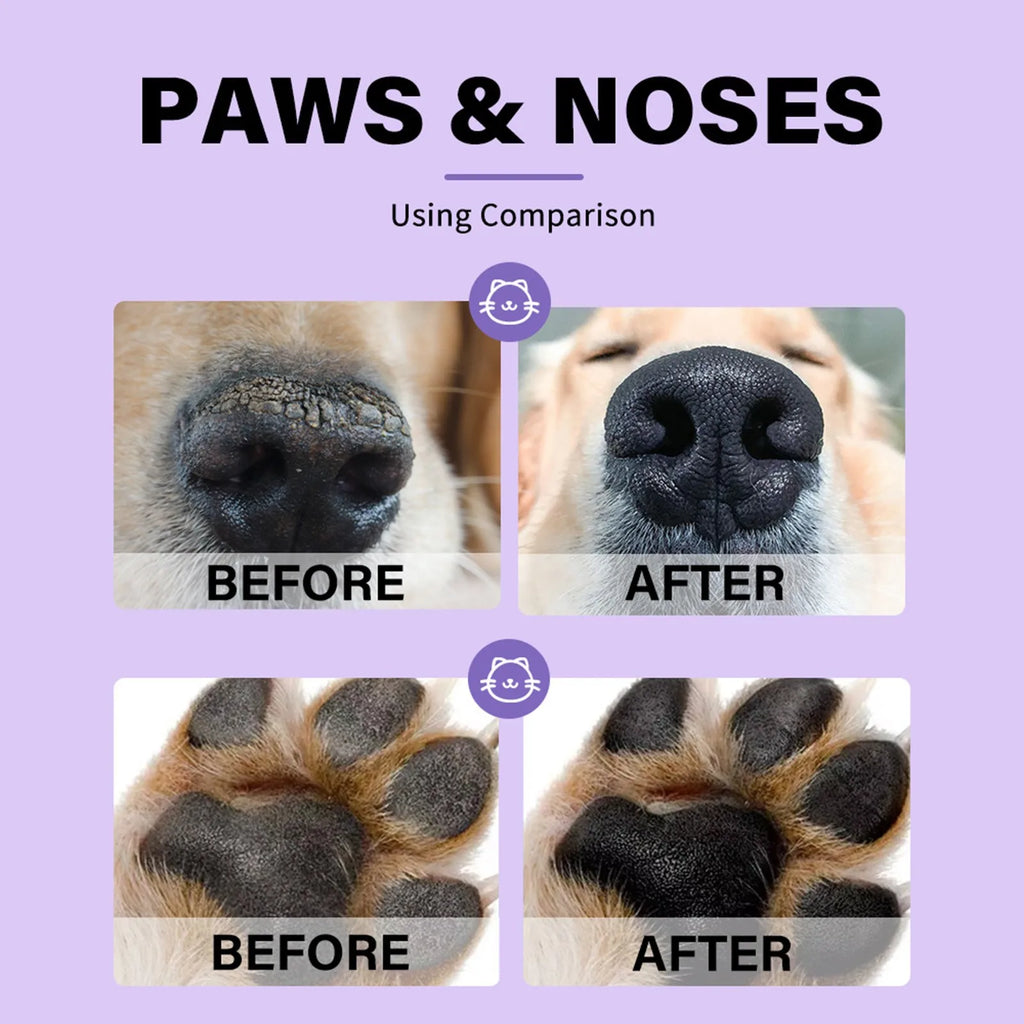 Natural Nose & Paw Balm for Dogs & Cats — Moisturizing, Licking-Safe Formula