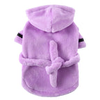 Hooded Dog Bathrobe Pajama — Quick-Drying, Adjustable, S–XL