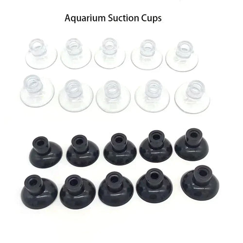 Aquarium Air Tube Suction Cup Holder Clips 10-Pack