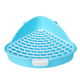Corner Litter Tray — Space-Saving Toilet Box for Rabbits & Small Pets