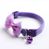 Adjustable Bow Bell Collar — Soft Universal Fit for Cats & Dogs