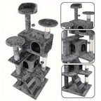 55-Inch Cat Tree Activity Center with Condo