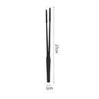 Stainless Steel Pet Feeding Tongs — Rubber-Tipped Tweezers for Reptiles