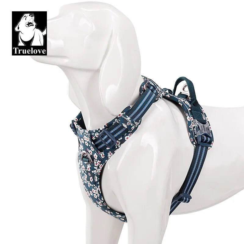 TrueLove Floral Dog Harness Vest