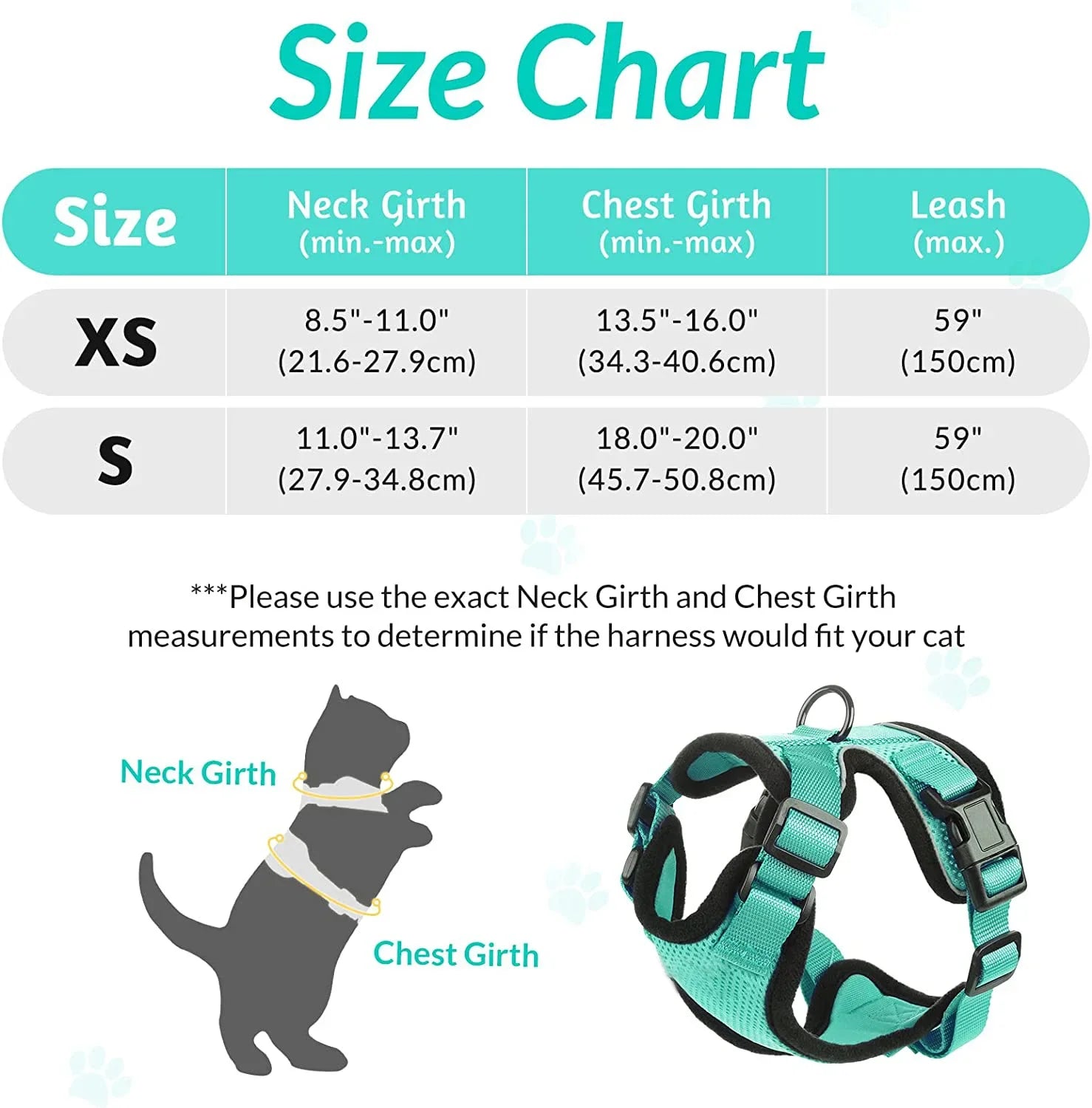 Anti-Escape Kitten Harness & Leash Set — Lightweight Breathable Vest