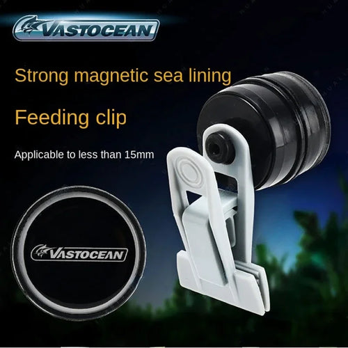 Magnetic Seaweed & Veggie Feeding Clip for Aquariums (Strong Magnet)