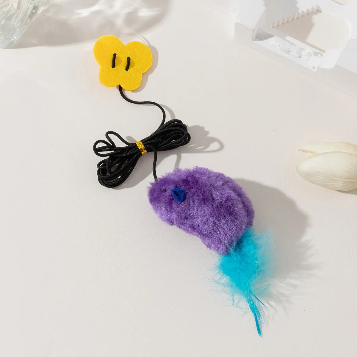Hanging Simulation Bird & Insect Cat Toy — Self-Play Teaser Wand Toy for Kittens