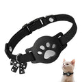 Reflective Pet Collar GPS Necklace with AirTag Holder - Waterproof