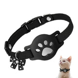 Reflective Pet Collar GPS Necklace with AirTag Holder - Waterproof
