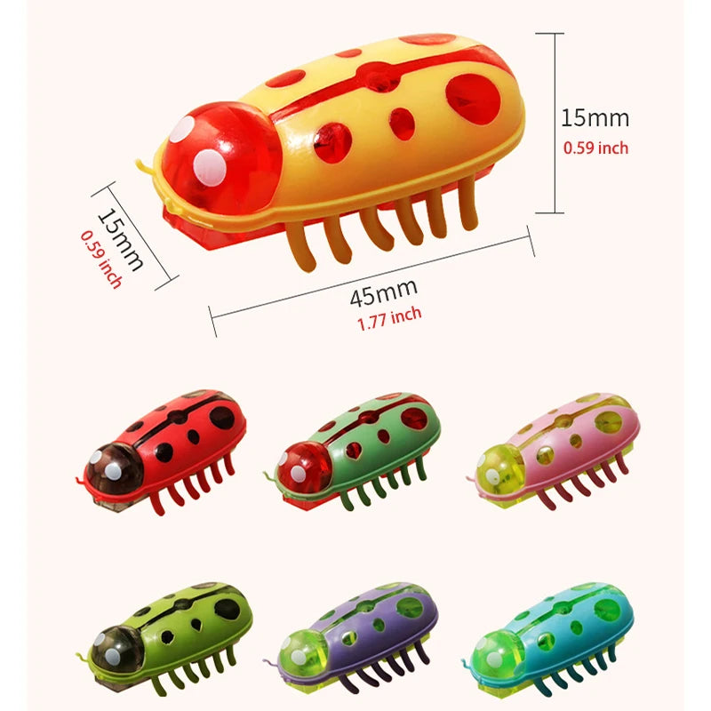 Electric Walking Mouse & Insect Cat Toy — Automatic Steering Prey-Chase Toy