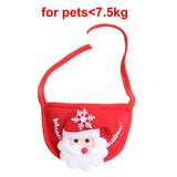 Christmas Pet Costume Set (Santa & Elk Hat with Bandana Bib)