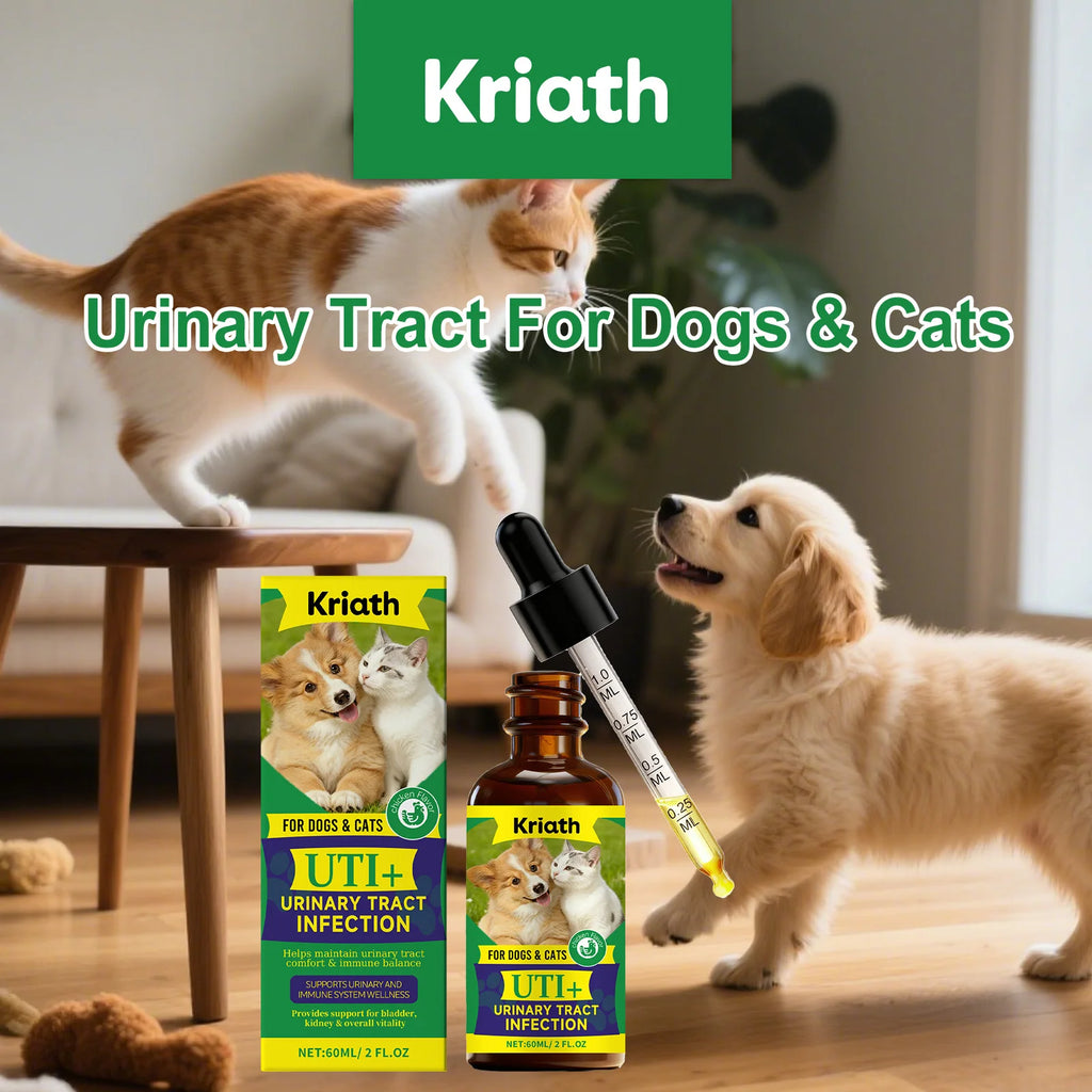 Pet Urine pH Maintenance Drops — Gentle Daily Bacteria-Reducing Formula
