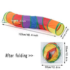 Foldable Crinkle Cat Tunnel — S, T & Y-Shape Multi-Path Play Tube