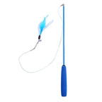 3-Section Telescopic Cat Wand — Extendable Interactive Fishing Pole Toy