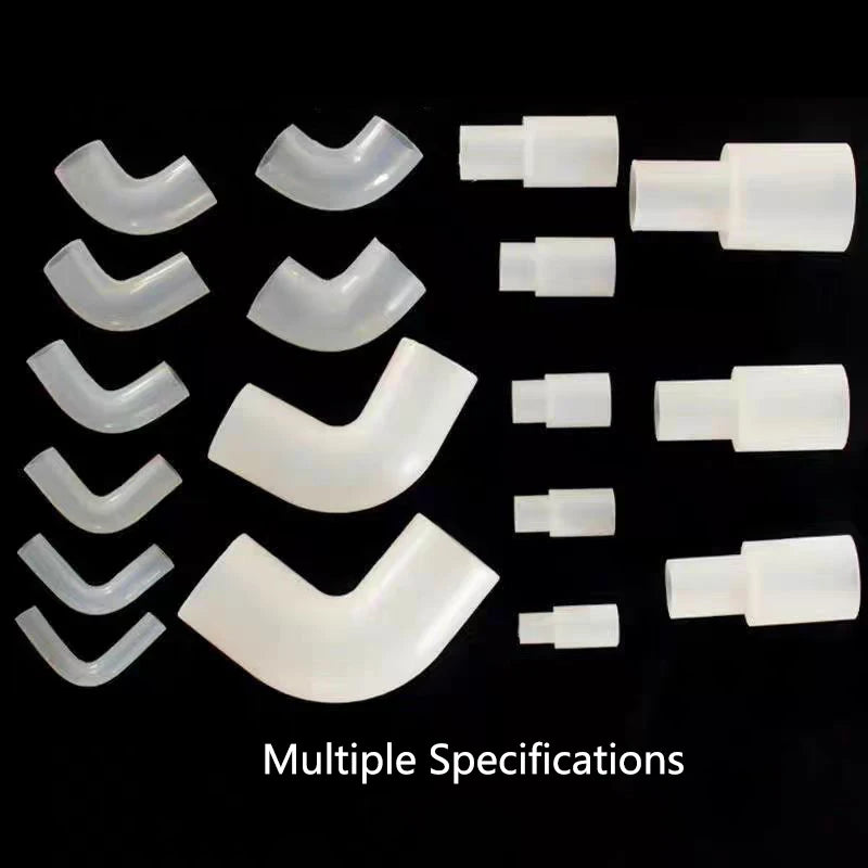 Soft Silicone Aquarium Elbow Connector (Flexible Joint, Hard Tube Adapter)