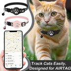 Waterproof GPS Tracker with Reflective Collar, Geo-Fence & History