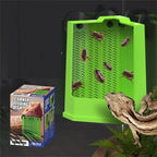 Suction Cup Corner Feeder — Wall-Mounted Feeding Dish for Reptiles