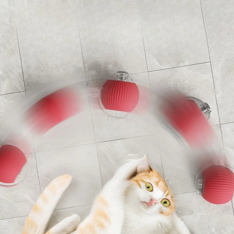 Electric Rolling Ball Toy — USB Rechargeable Auto-Move for Cats & Dogs