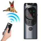 Ultrasonic 3-Head Dog Repellent & Trainer with Safety Light