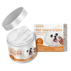 Pet Eye & Tear Stain Wipes — 60-Count Gentle Cleaning Pads