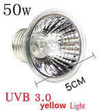 UVA/UVB Reptile Basking Bulb — Heat Lamp for Turtles & Lizards, 25W–75W