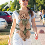 Adjustable Oxford Pet Front Backpack (Breathable, Multi-Size, All Seasons)