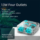 Ultra-Silent Aquarium Air Pump (Low Noise, Adjustable Flow, Multi-Outlet)
