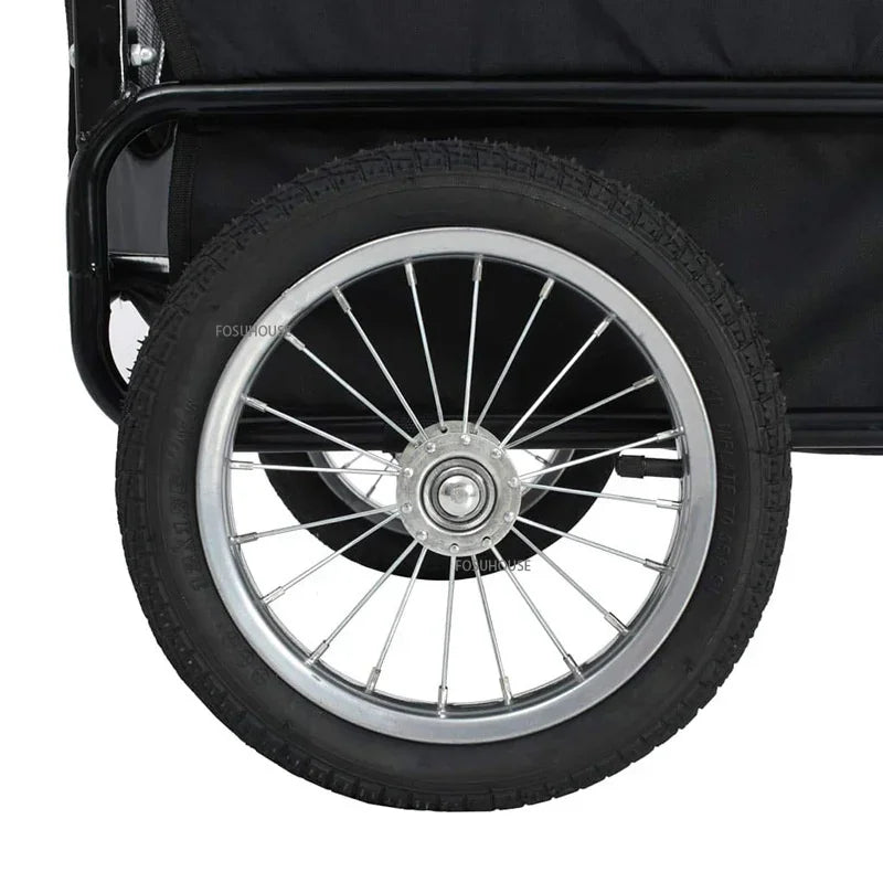 Large Capacity Foldable Pet Stroller & Tricycle — Dual-Purpose Cycling Luggage Cart for Cats & Dogs