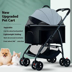 3-in-1 Dog Wagon Stroller with Removable Carrier for Medium Dogs up to 55 lbs