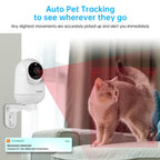 Tuya Smart 4K WiFi AI Camera for Pets with Night Vision & AI Alerts