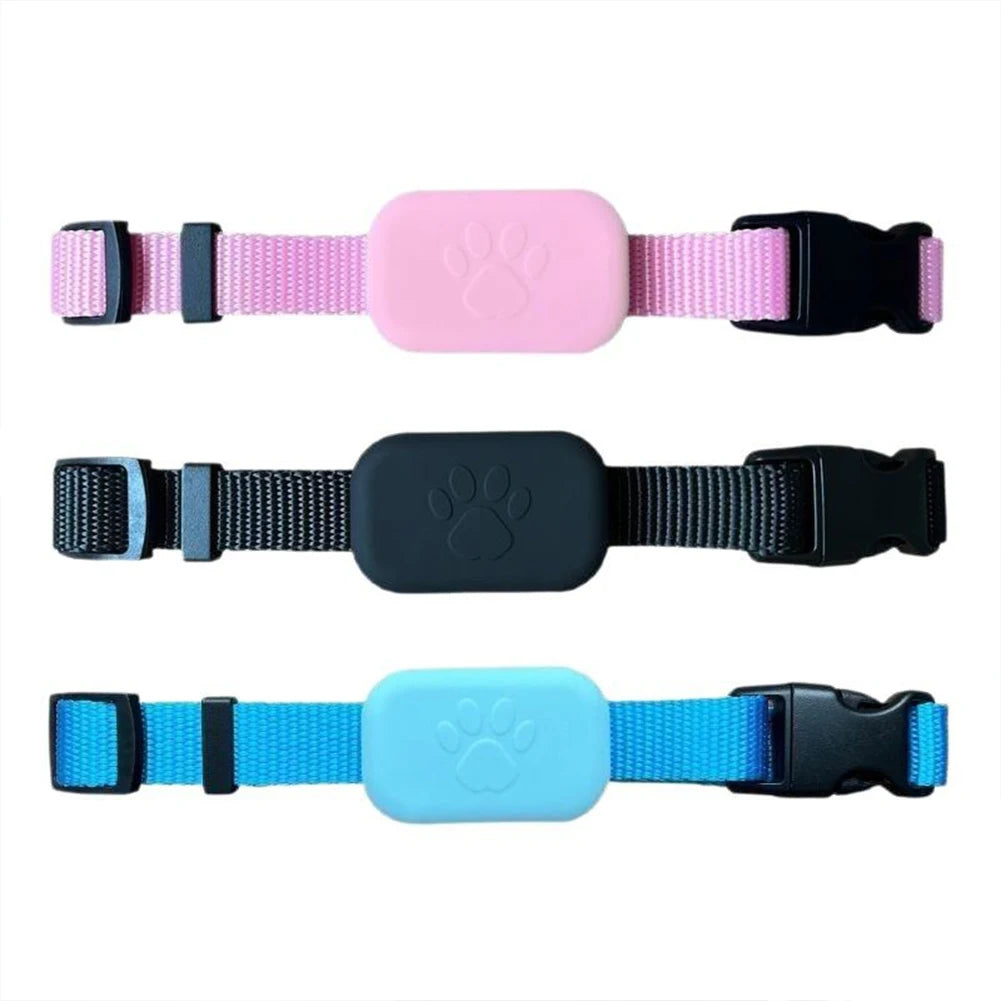 Smart GPS Pet Tracker with Adjustable Collar for Dogs & Cats - Live Locator