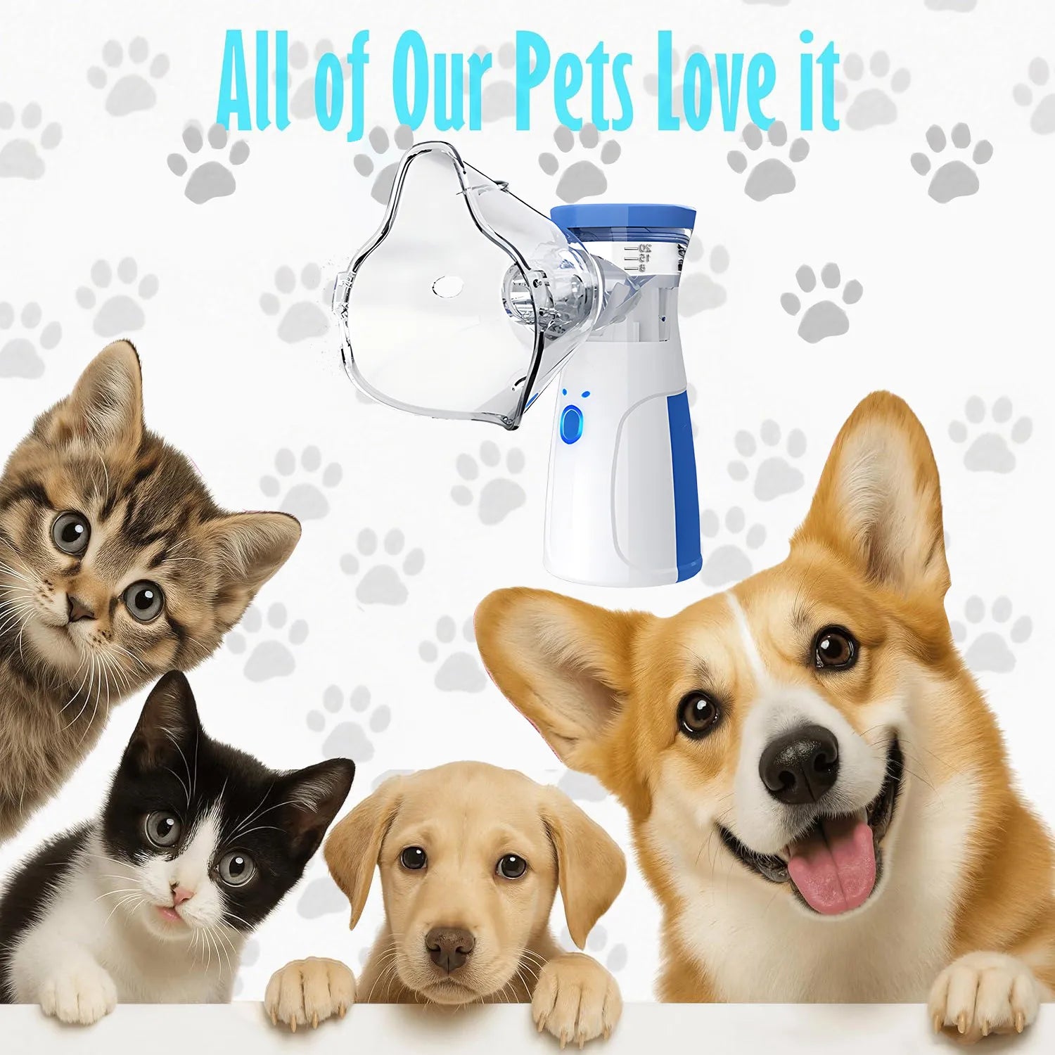 Pet Asthma Inhaler & Nebulizer for Respiratory Relief