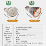 UVA/UVB Reptile Heat Lamp — Full-Spectrum E27 Terrarium Bulb