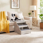 Multi-Tier Pet Bed with Removable Steps & Scratch Pad